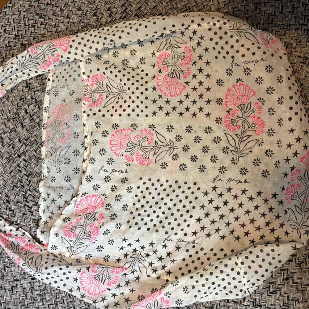 Floral Patterned Hobo Bag - Pink and Black